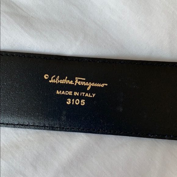 Belt, Salvatore Ferragamo, NWOT, purplish blue - Picture 4 of 7